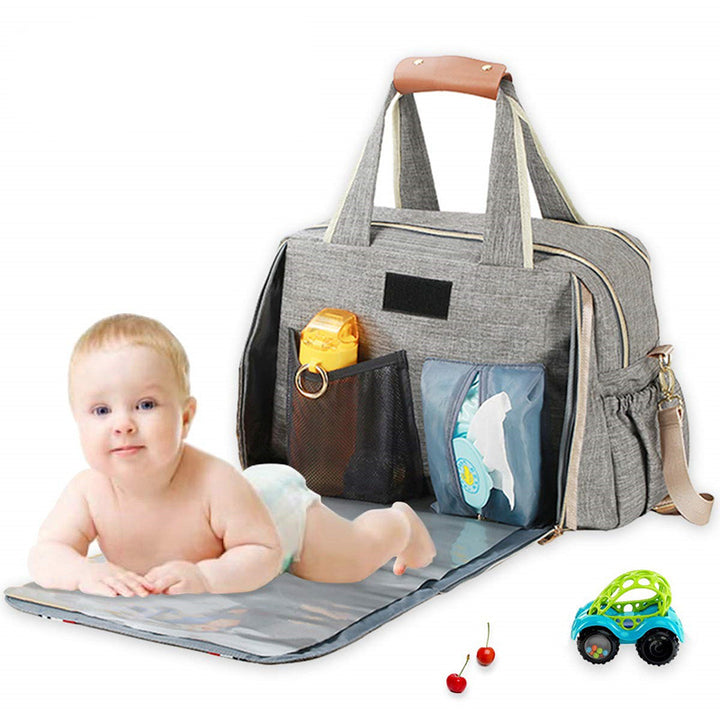 Ladies diaper bag with integrated changing mat Stornfield