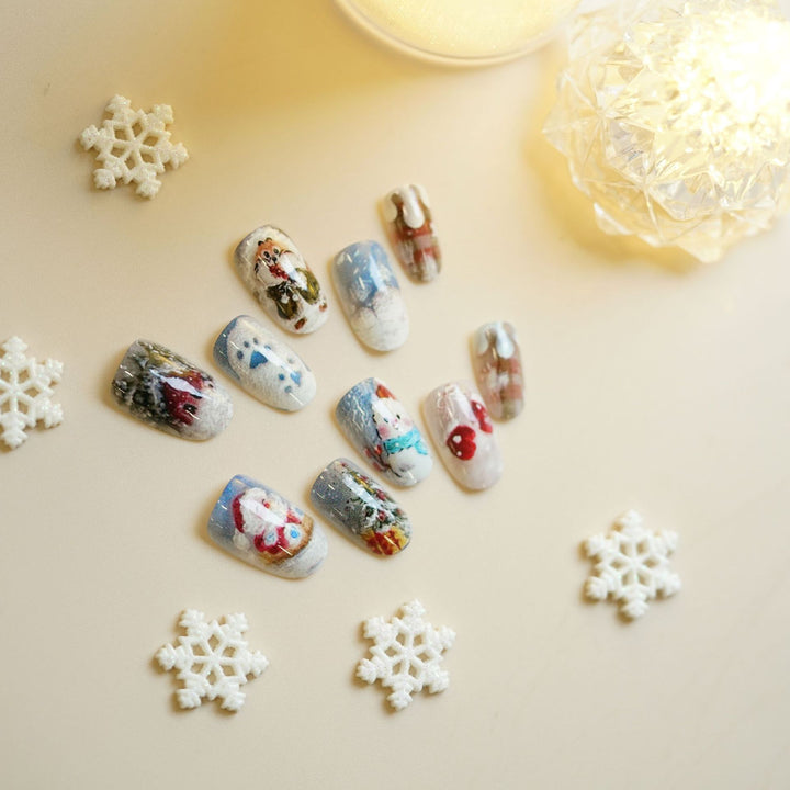 Artistic Press-On Nail Set Stornfield