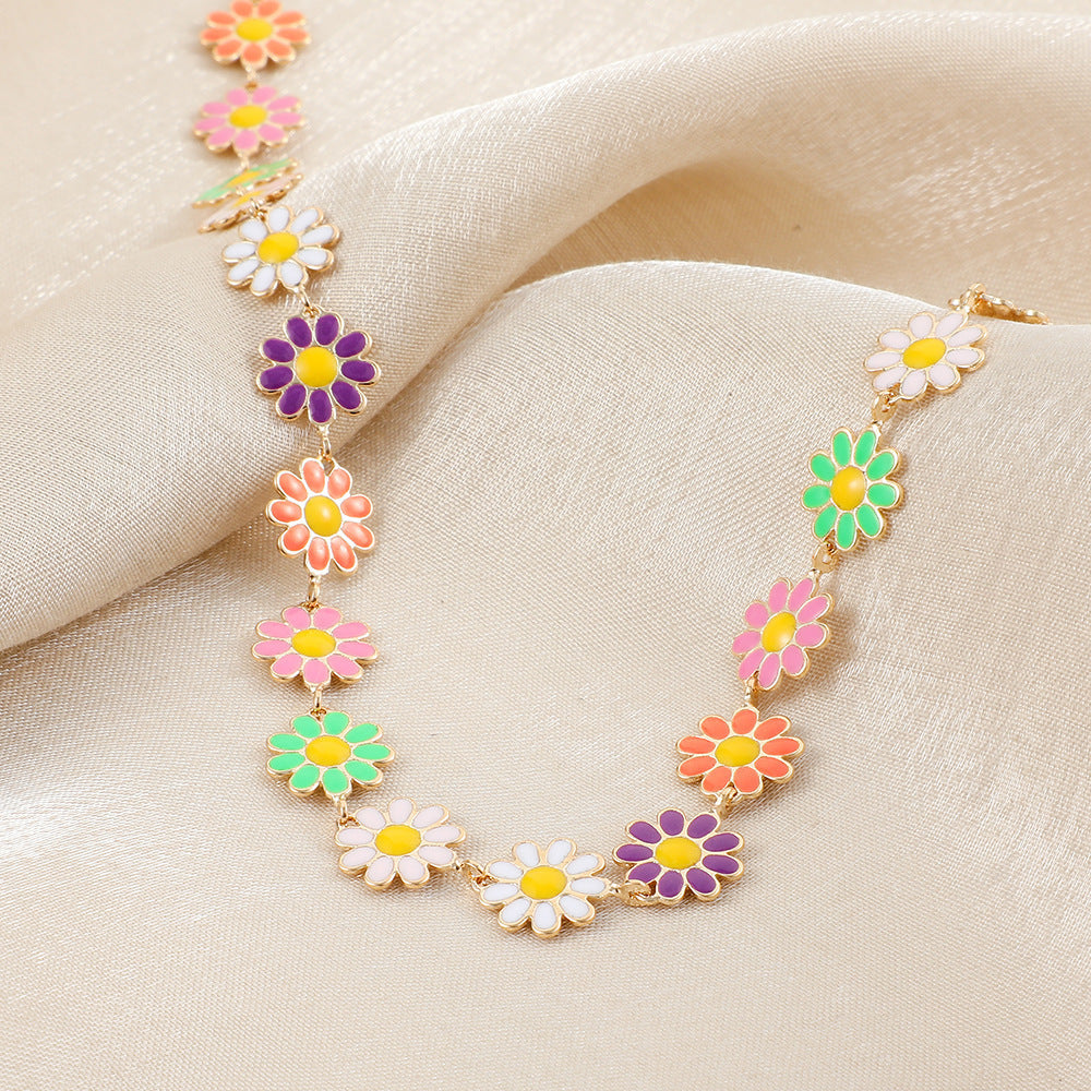 Floral Charm Statement Necklace Stornfield