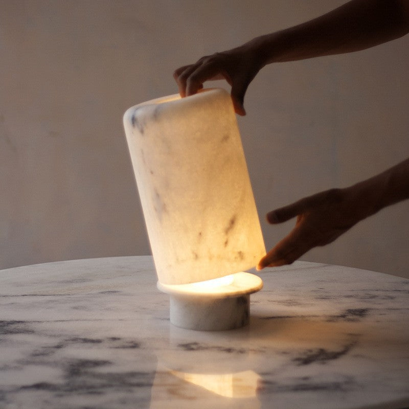 Artistic Alabaster Table Lamp