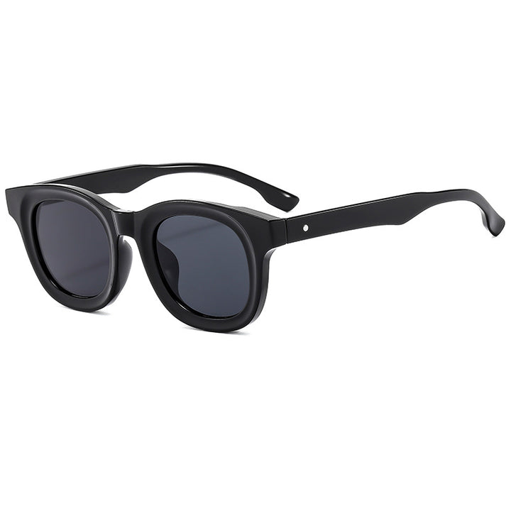 Women's Round Sunglasses with Stylish, Wide Plastic Frame Stornfield