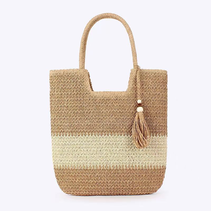 Hand-knotted Seasonal Beach Bag Stornfield