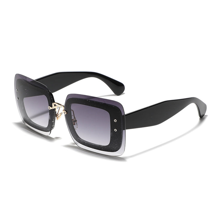 Women's square sunglasses with innovative frame Stornfield