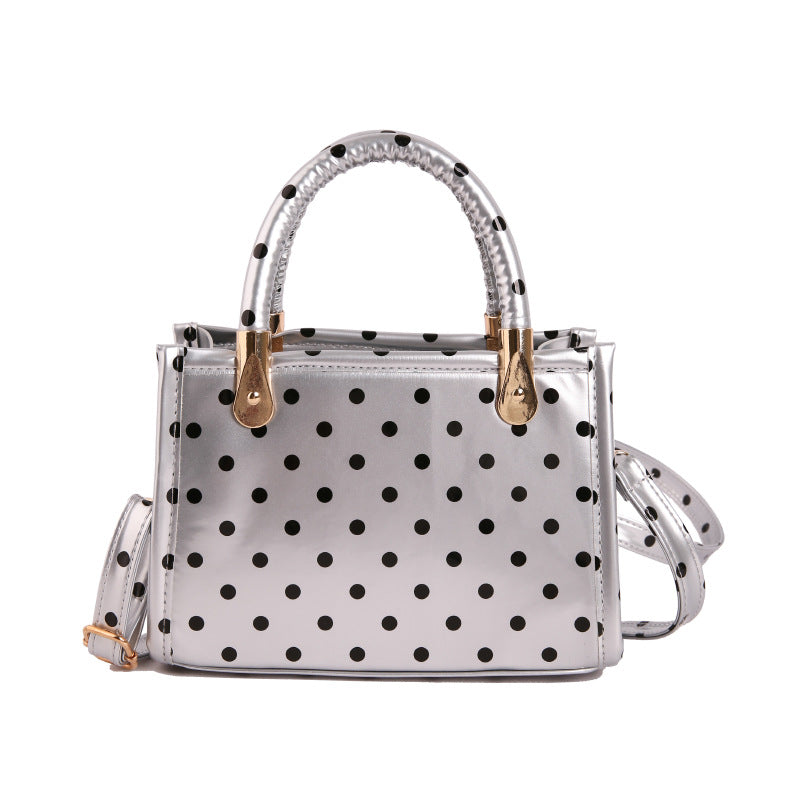 WoChic Polka Dot Handheld Satchel Bag Stornfield