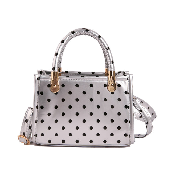 WoChic Polka Dot Handheld Satchel Bag Stornfield