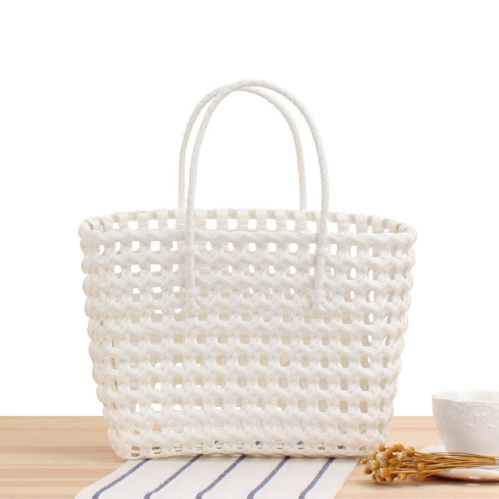 Handcrafted basket bag with unique structural design Stornfield