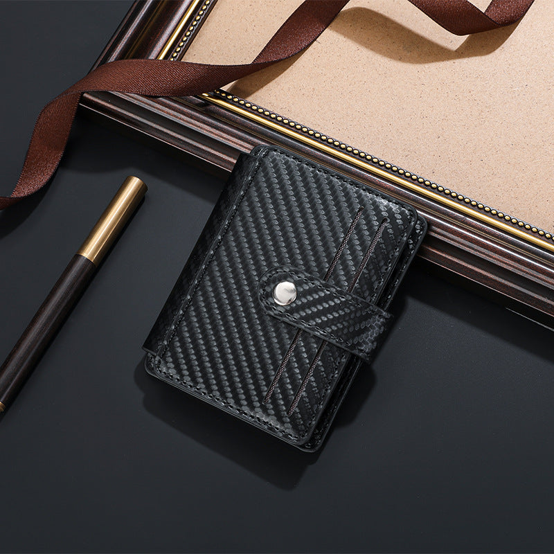 Carbon Fiber Textured Compact Wallet Stornfield