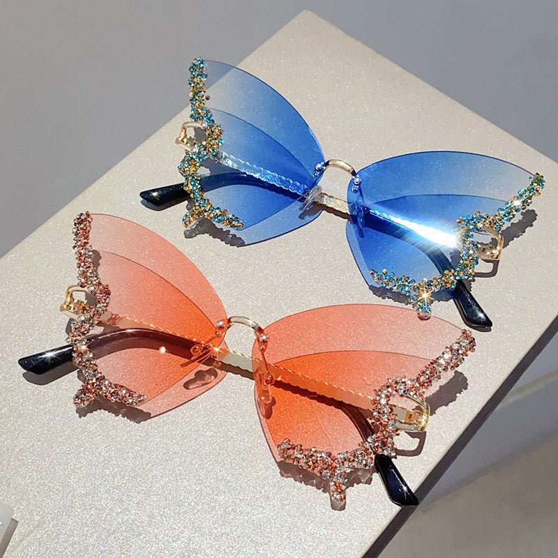 Women's extravagant sunglasses with sparkling butterfly design Stornfield