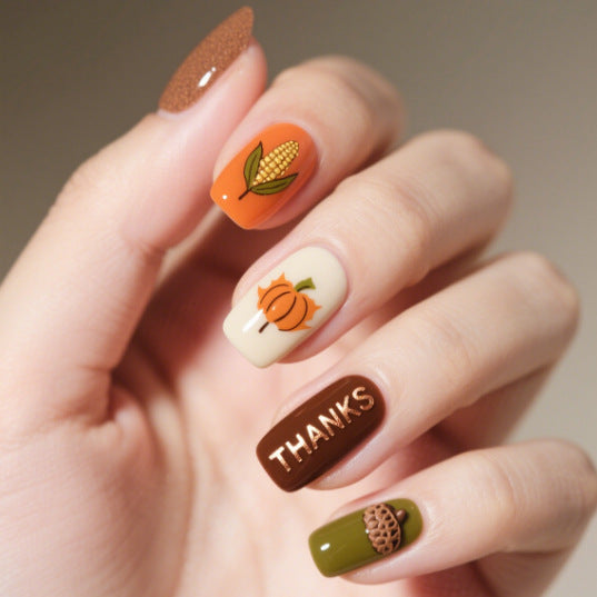 Themed Autumn Nail Art Set Stornfield