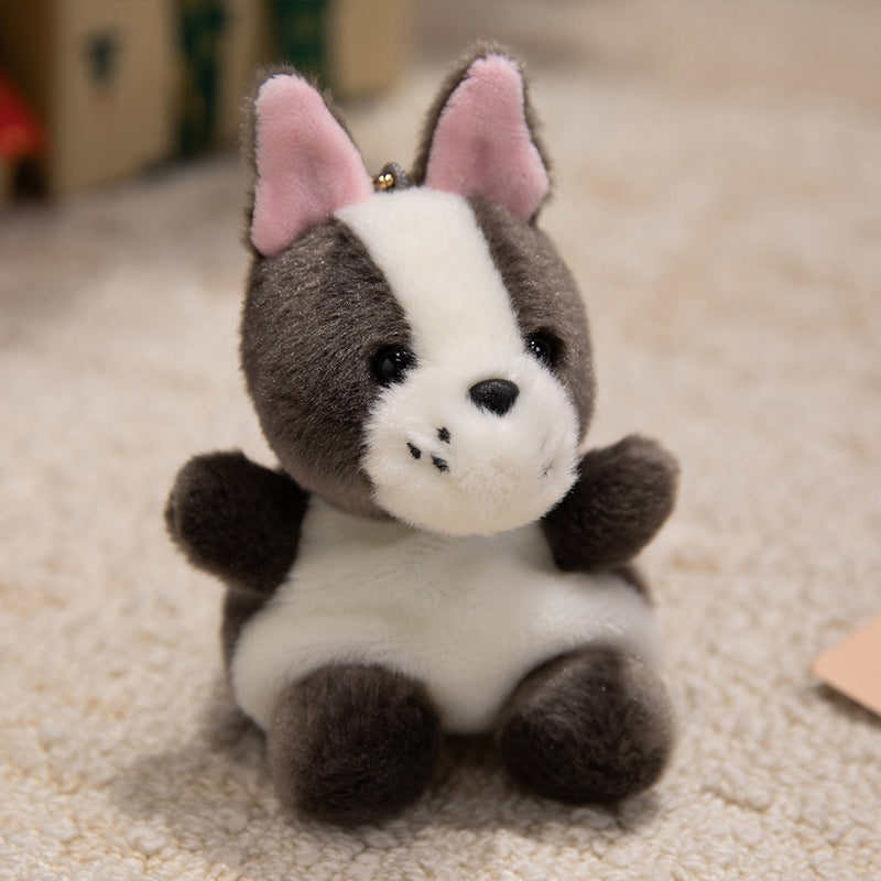 Mini Plush Otter Bag Charm with Metal Key Ring and Ultra-Soft Faux Fur Stornfield