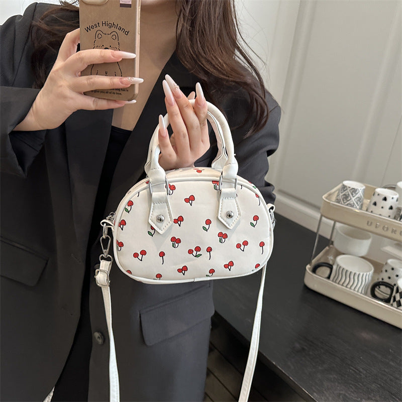 Playful Cherry Print Handbag Stornfield