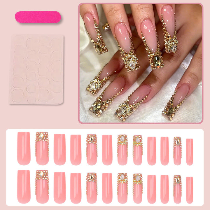 Nail art set with glamorous rhinestone accents Stornfield