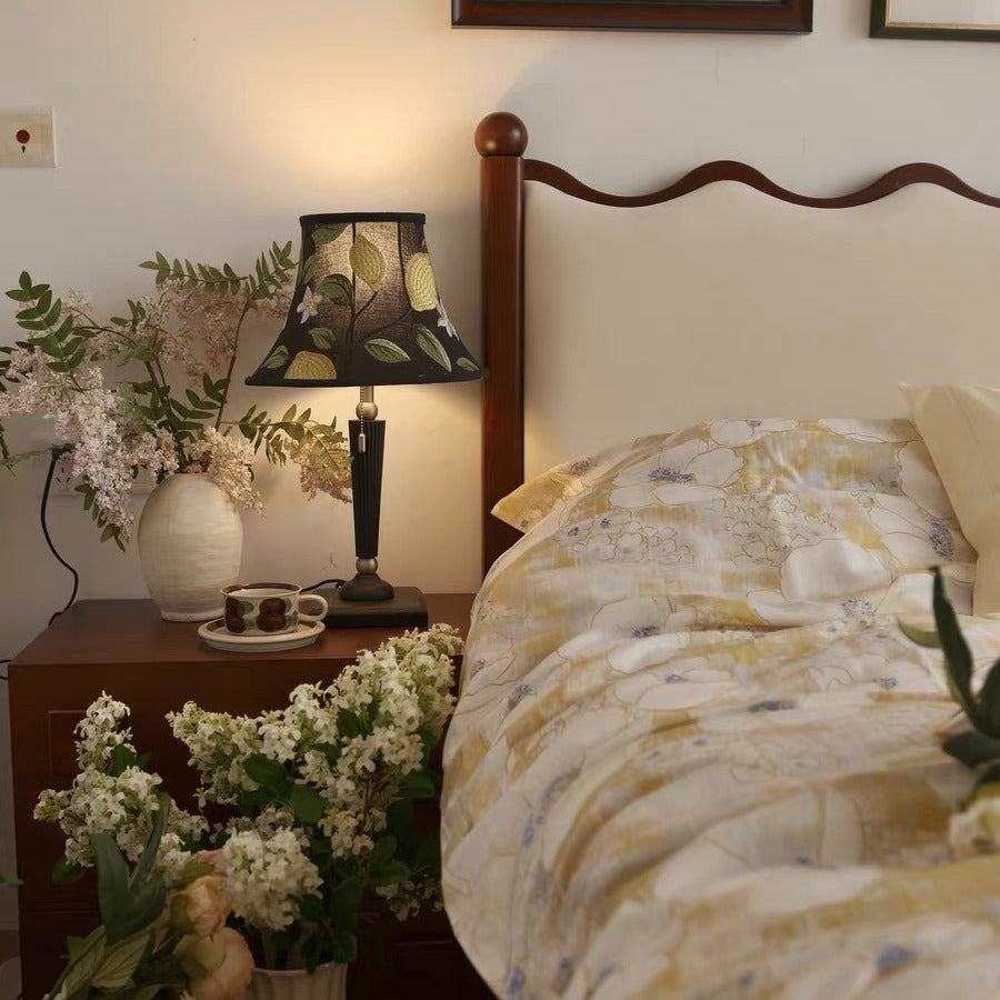 Elegant Embroidered Table Lamp