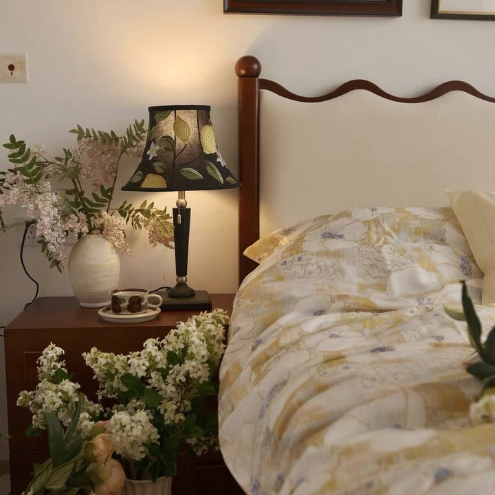 Elegant Embroidered Table Lamp