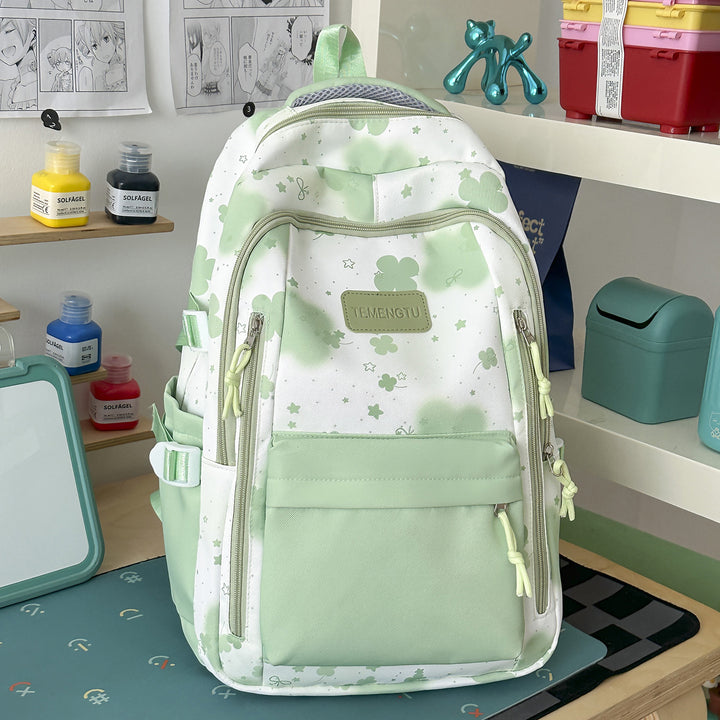 Charming Floral Print Backpack Stornfield