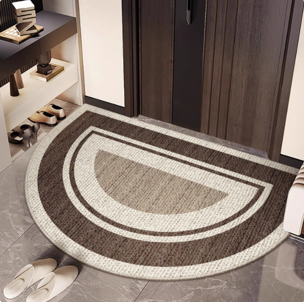Half-Circle Decorative Door Mat