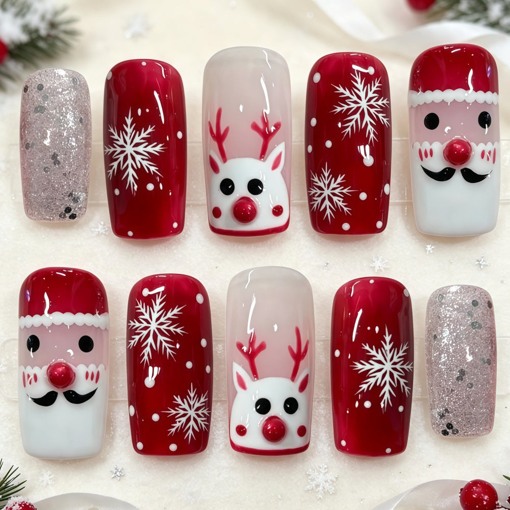 Artificial Christmas Art Nails Stornfield 1787298982
