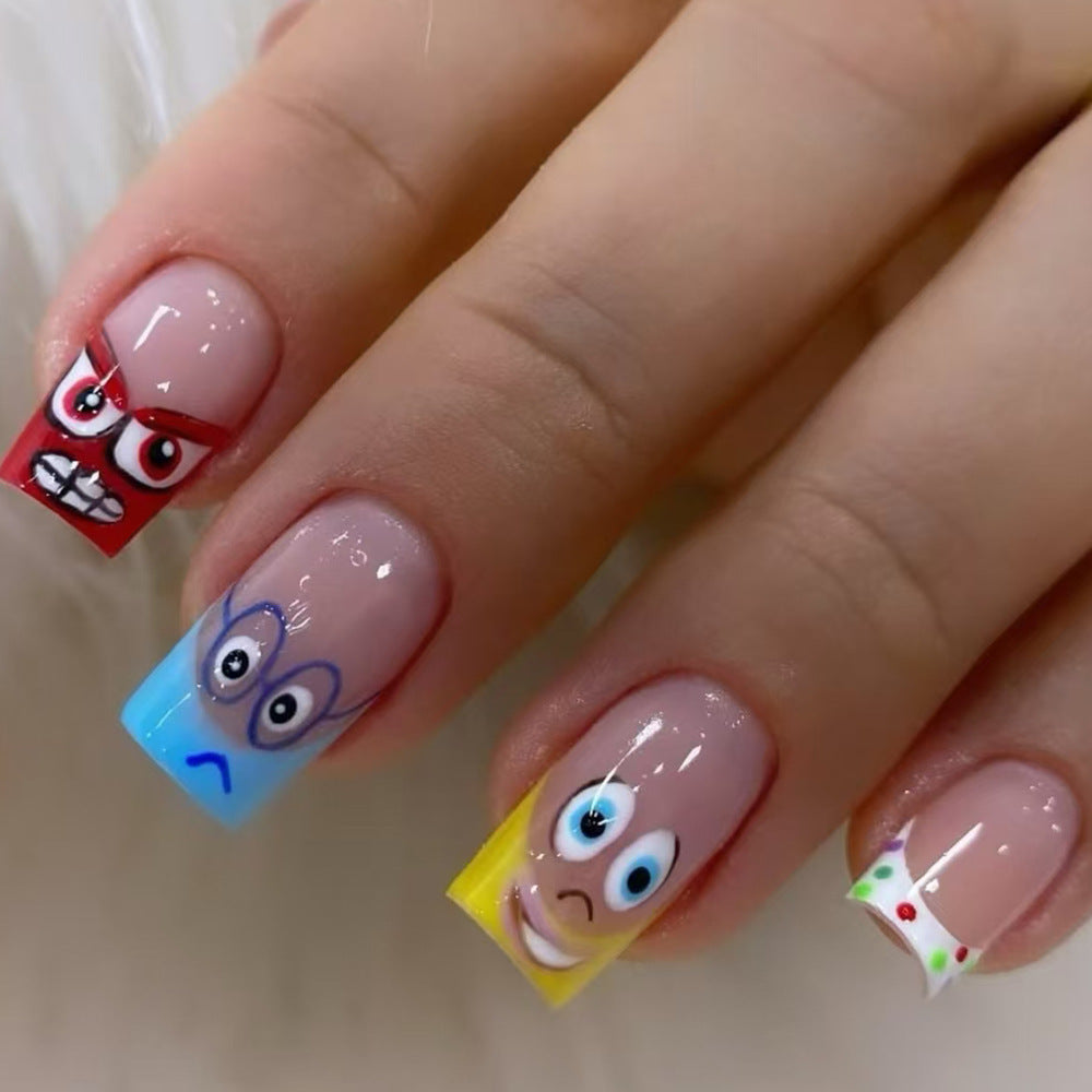 Creative Cartoon-Themed Press-On Nails Stornfield