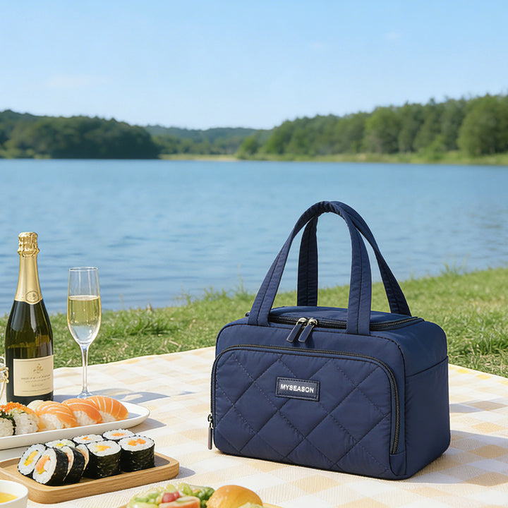 Insulated Quilted Lunch Cooler Bag Stornfield