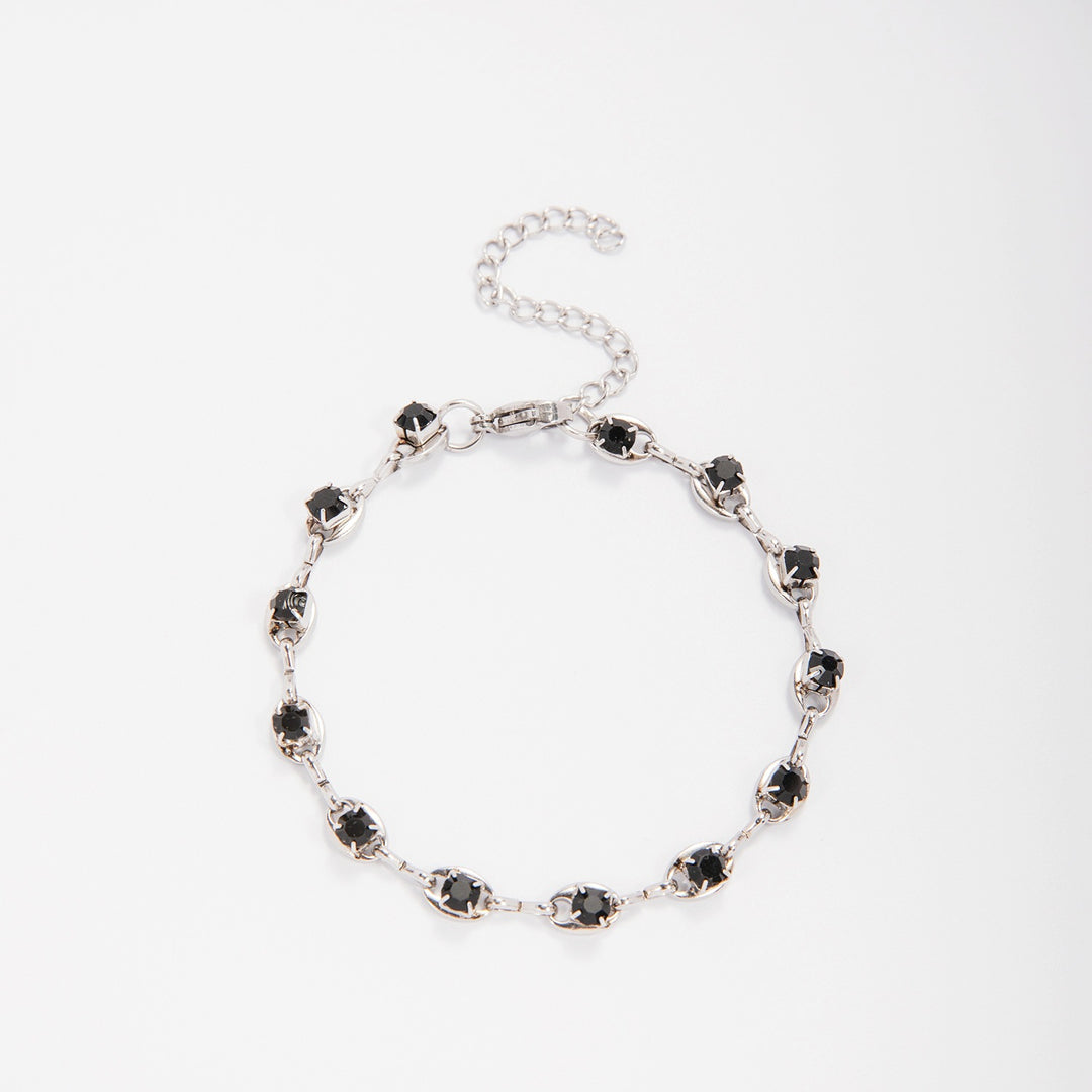 Elegant Gemstone Accent Link Bracelet Stornfield