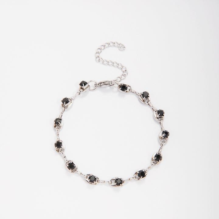 Elegant Gemstone Accent Link Bracelet Stornfield