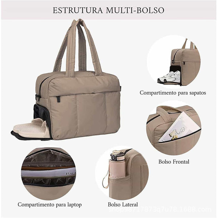Multifunctional tote bag with insulated interior compartment Stornfield