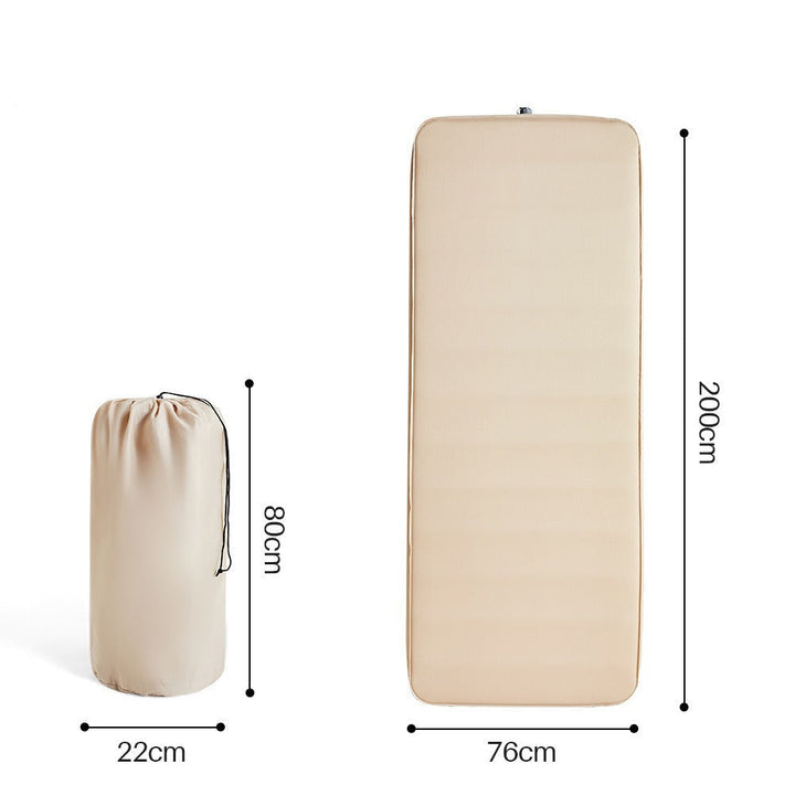 automatic self-inflating air mattress topper with memory foam core Stornfield