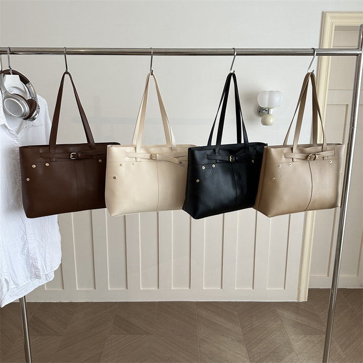 Spacious Multi-Pocket Tote Bag