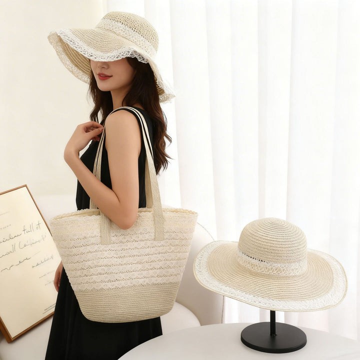 Beach bag and sun hat Stornfield