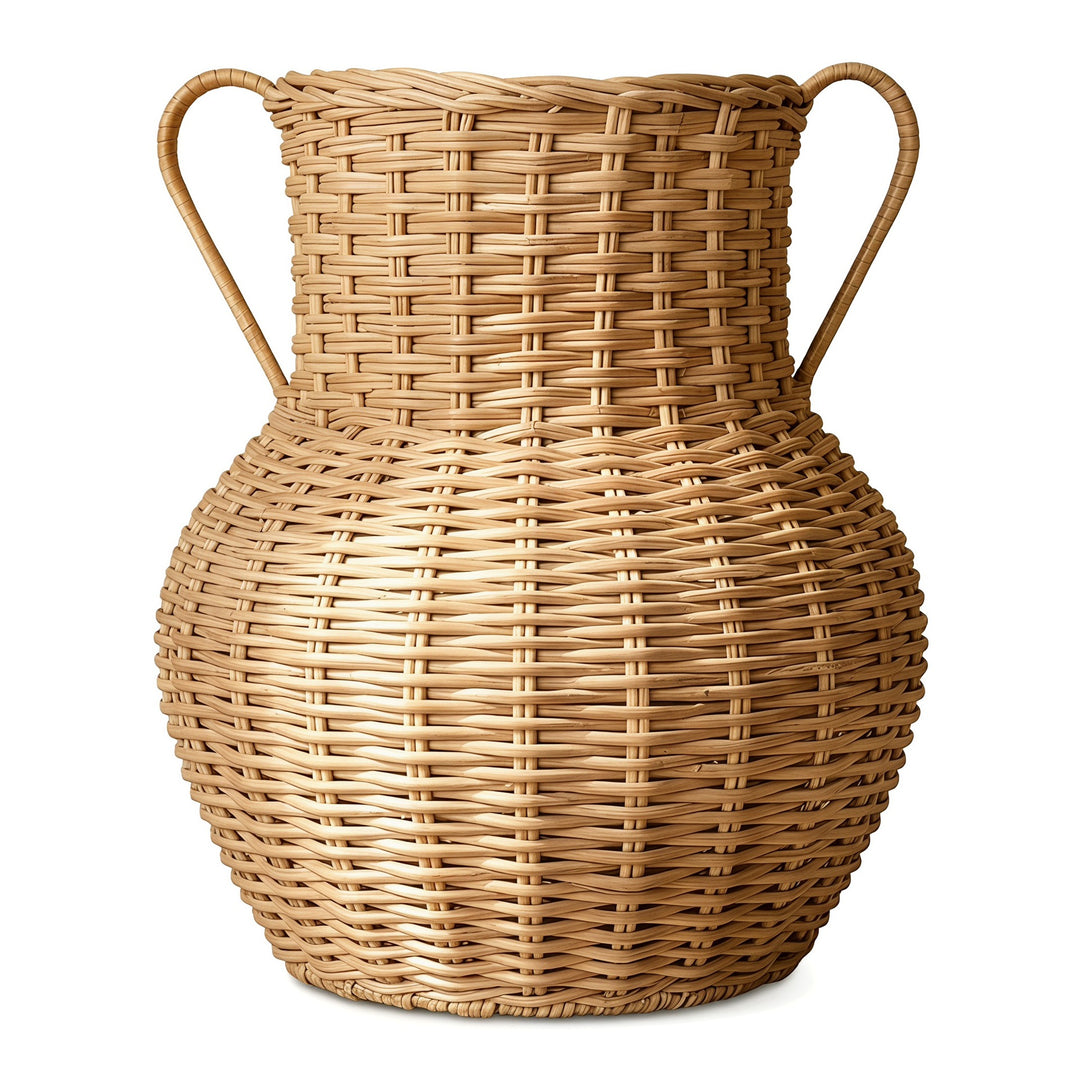 Handcrafted decorative basket made of natural weave Stornfield