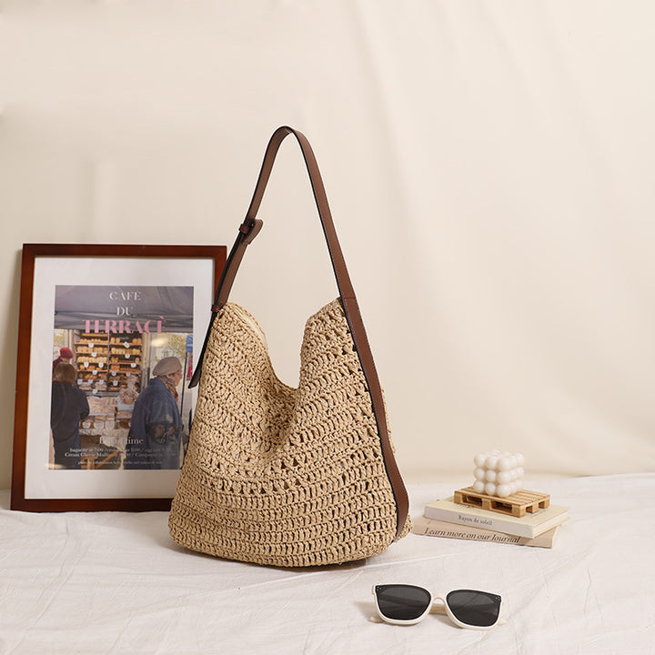 Handmade Shoulder Bag in Modern Natural Design Stornfield