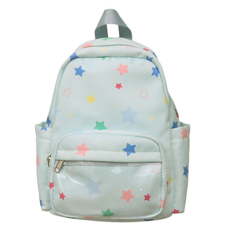 Star-Print Multi-Pocket Backpack Stornfield