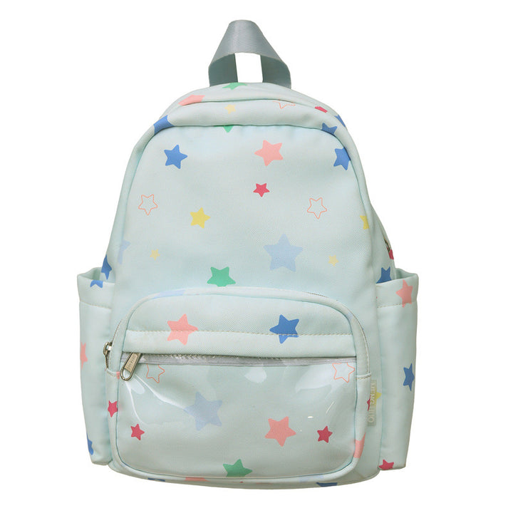 Star-Print Multi-Pocket Backpack Stornfield