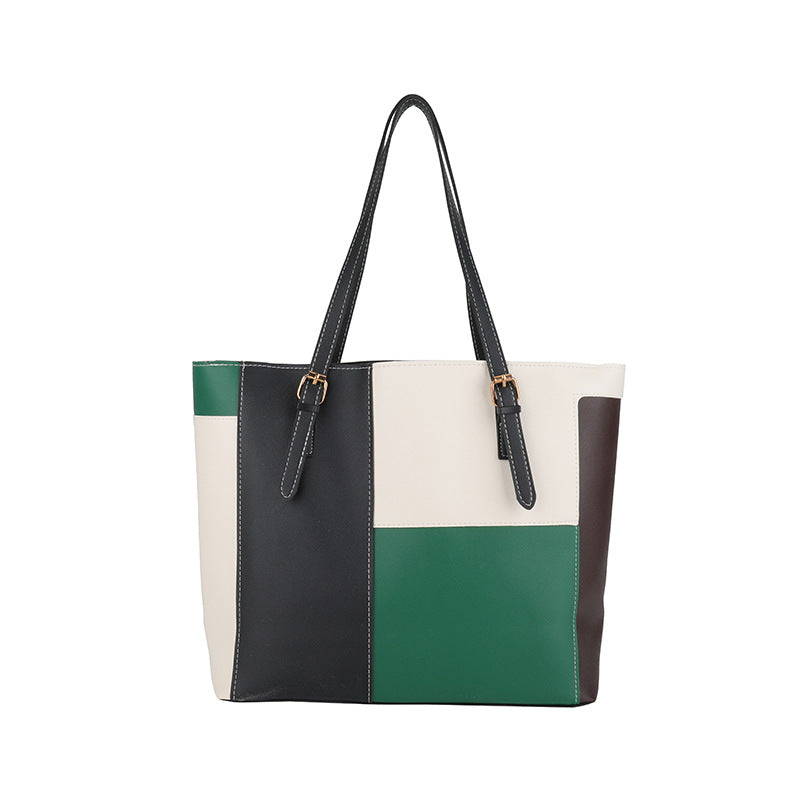 Stylish Color Block Tote Bag Stornfield