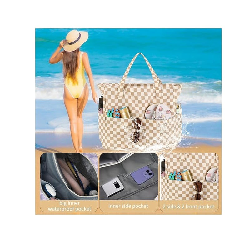 Spacious beach bag with versatile compartments Stornfield