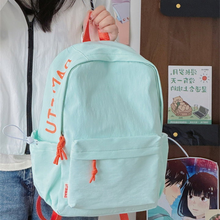 Casual Lightweight Backpack with Cute Plush Keychain Stornfield