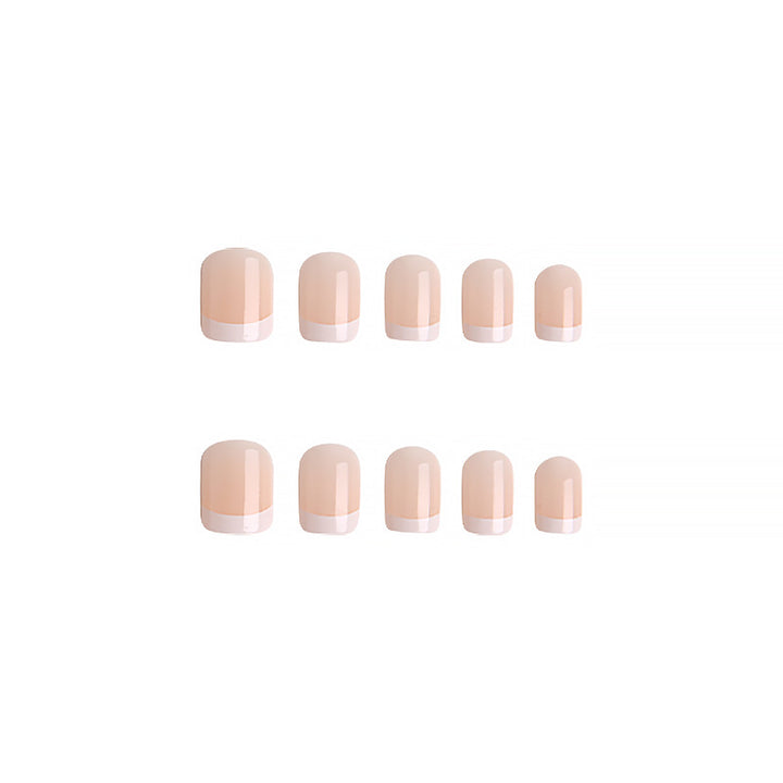 Artistic French Tip Artificial Nails Stornfield