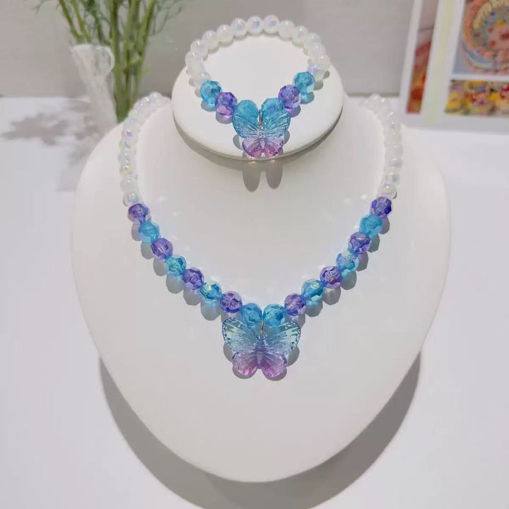 Butterfly Charm Beaded Jewelry Set Stornfield