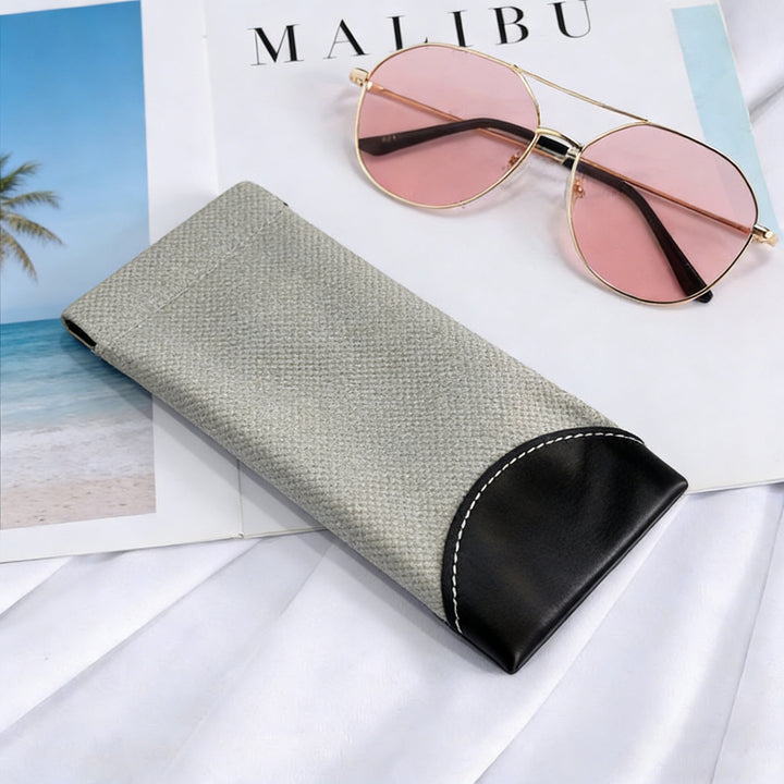 Luxurious Textured Leather Eyewear Case Stornfield