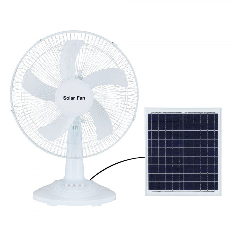 Unisex Solar-Powered Stand Fan with Remote Control and Adjustable Height Stornfield