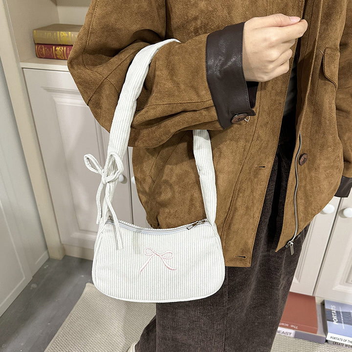 WoElegant Textured Corduroy Crossbody Bag Stornfield