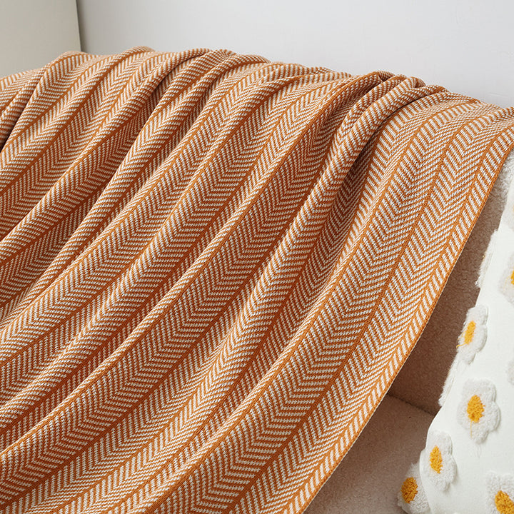 Ladies cuddle blanket with zigzag pattern Stornfield