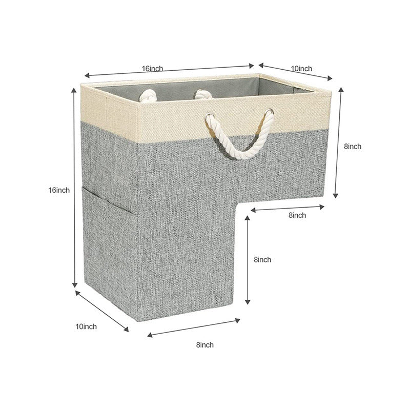 Multifunctional storage basket with handles Stornfield