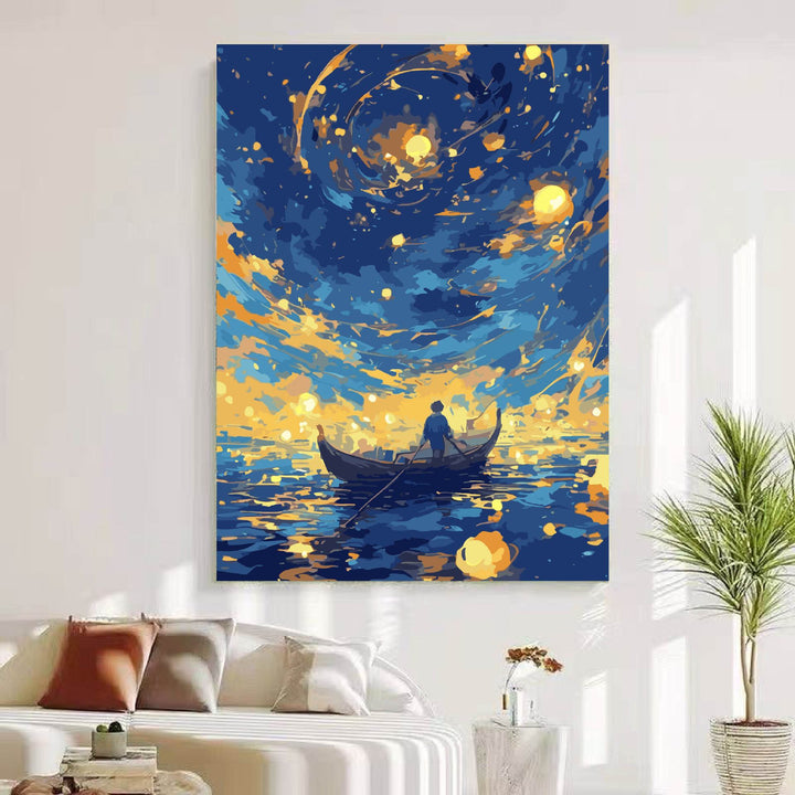 Dreamy Cosmic Landscape Wall Art Stornfield