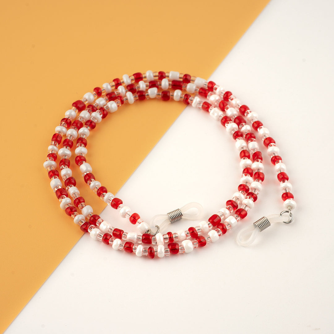 Beaded Eyewear Chain with Flexible Holders Stornfield