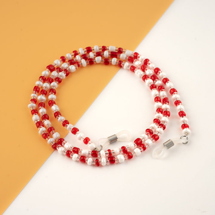 Beaded Eyewear Chain with Flexible Holders Stornfield