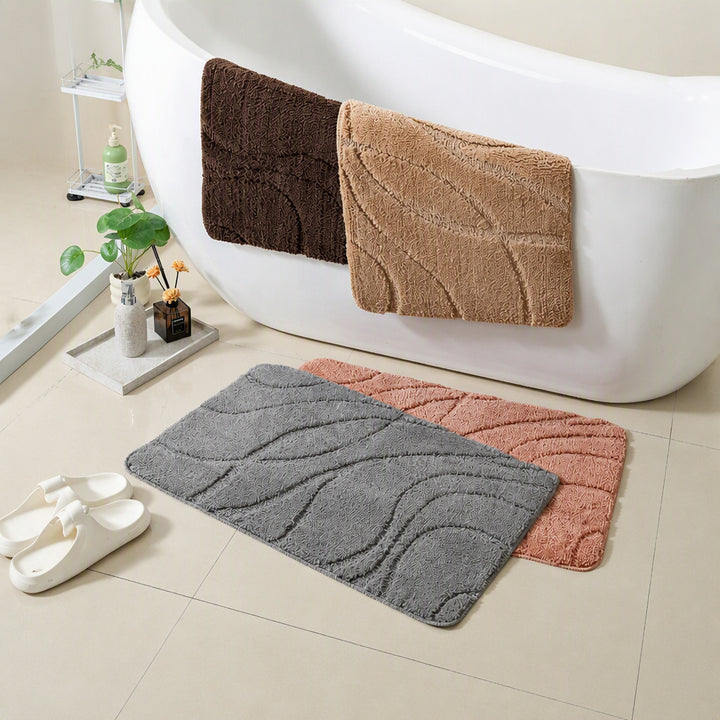 Luxurious Textured Bath Mat Stornfield