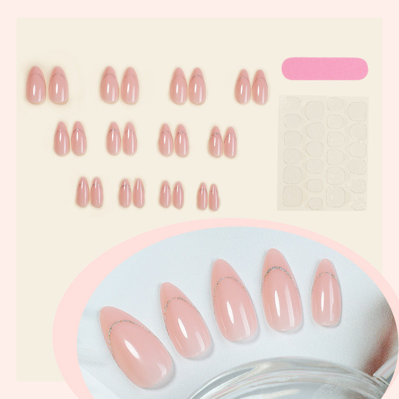 Luxurious Full Coverage Press-On Nails Stornfield