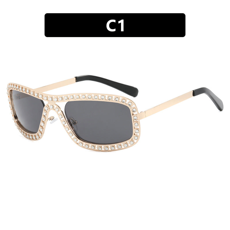 Women’s fashionable sunglasses with sparkling frame Stornfield