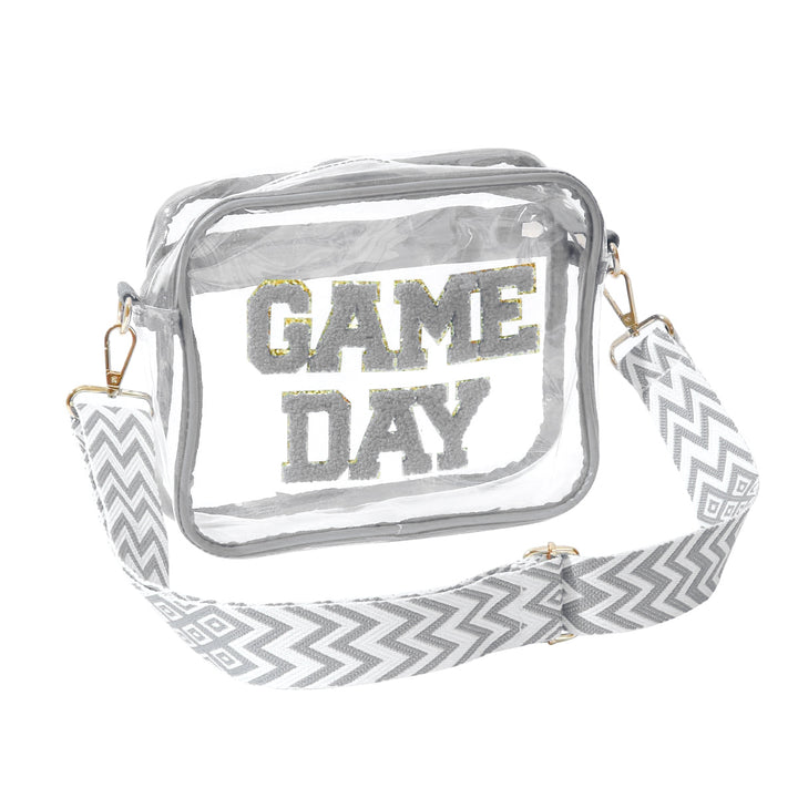 Transparent crossbody bag with stylish Game Day print Stornfield